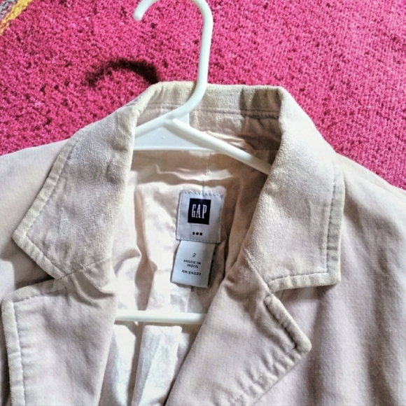 Gap Brushed corduroy waist jacket sz 2 - Picture 4 of 4